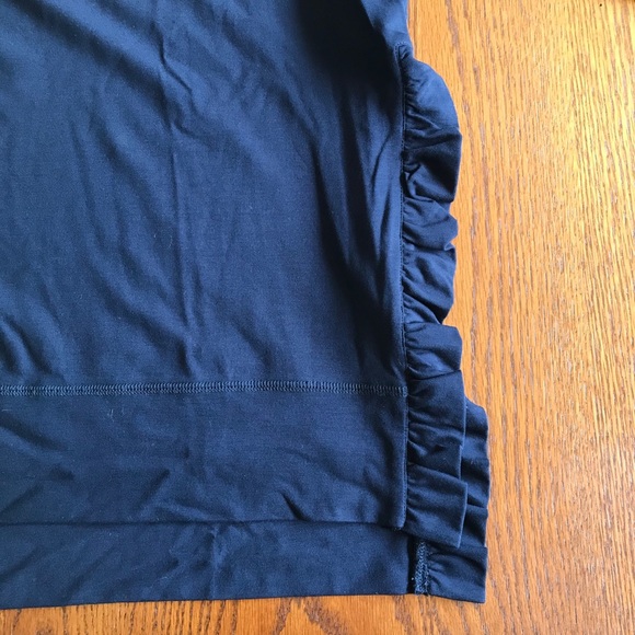 Women’s Stella & Dot Ruffle Side Long Sleeve Top - Picture 4 of 9